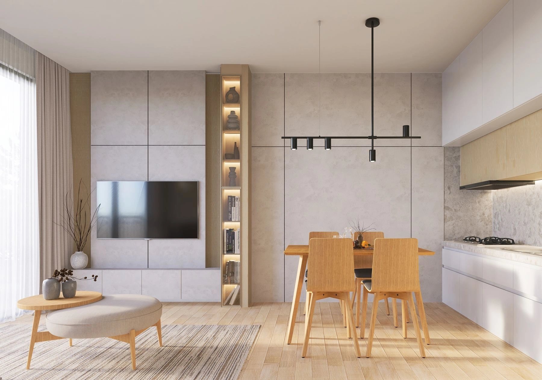 Dining rectangular oak multi 120 - stół prostokątny 120 cm z dębowymi nogami - Stół drewniany dębowy do kuchni jadalni | RetroCegła