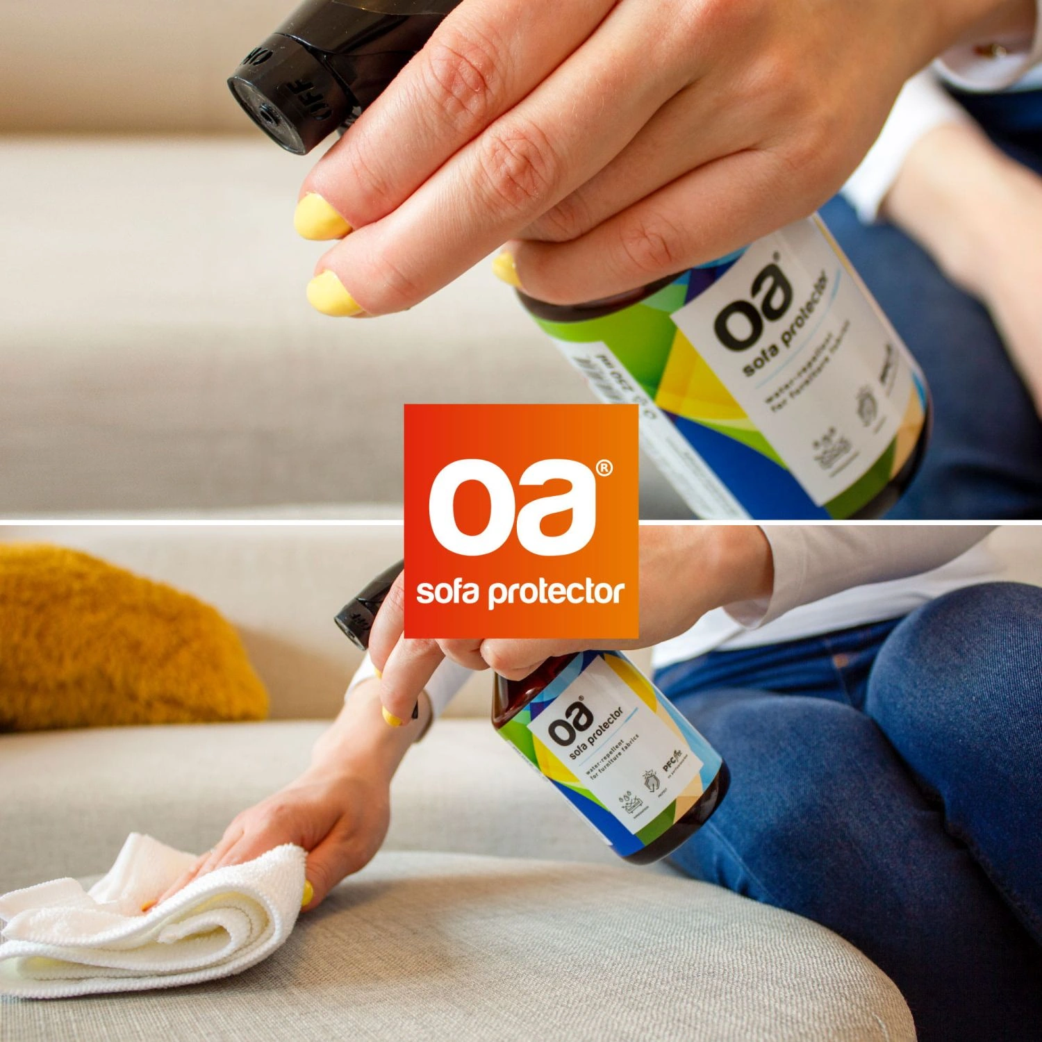 Fabric protector 250 - impregnat do tkanin meblowych 250 ml - PREPARAT DO IMPREGNACJI TKANIN MEBLOWYCH OA SOFA CARE 250 ml | RetroCegła