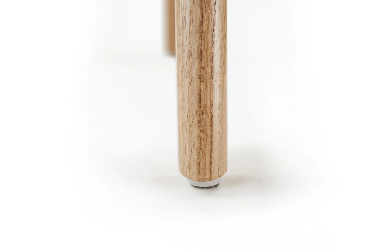 Luka oak h73 natural - hoker dębowy 73 cm bez tapicerki - Krzesło barowe hoker do kuchni dębowe wysokość 73cm Luka | RetroCegła