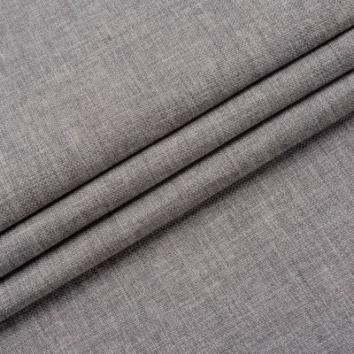 Luka softbeech h65 black graphite - hoker tapicerowany 65 cm z gładką tkaniną - tkanina LT.GREY7, zbliżenie koloru i faktury materiału | RetroCegła