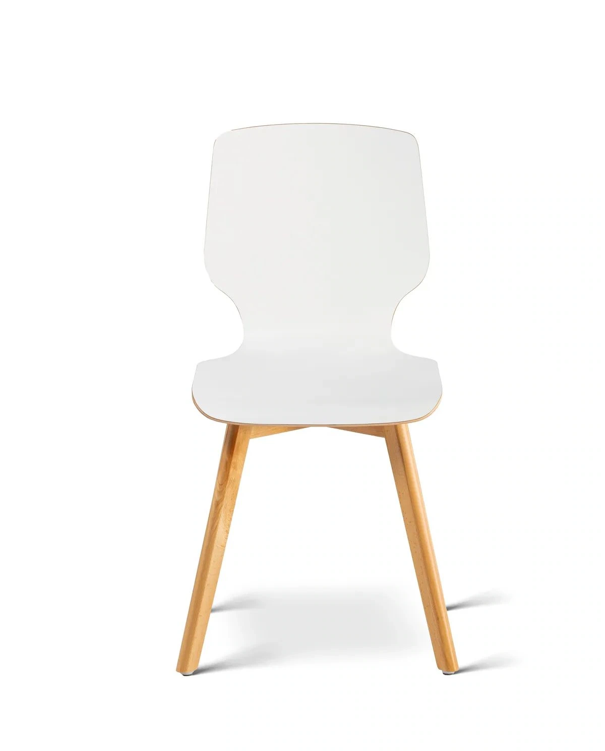 Mak white beech - krzesło laminowane z bukową ramą - krzesło MAK laminowane bukowa rama | RetroCegła